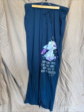 Disney Blue Stitch Graphic Sweatpants Joggers